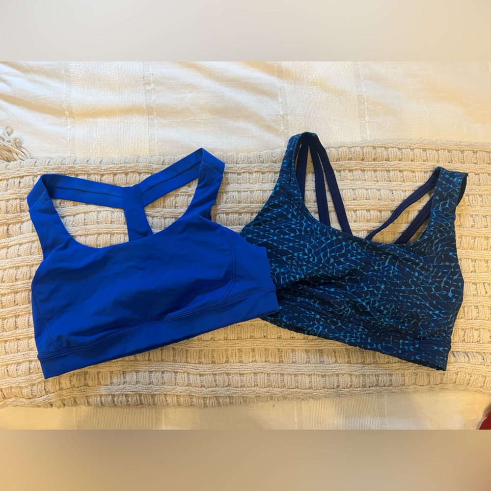 Lululemon Blue Sports Bras